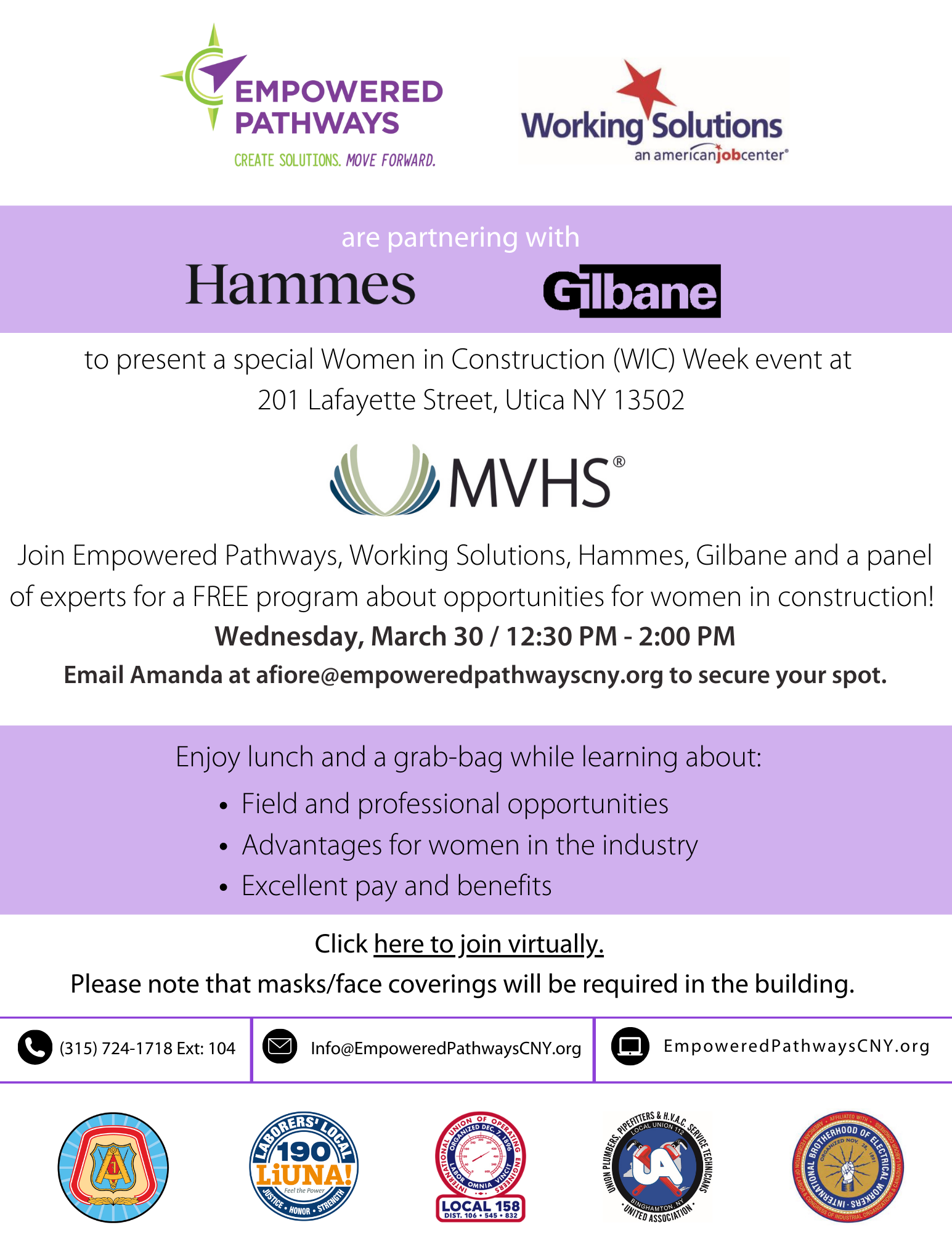 Women in Construction (WIC) Week Event