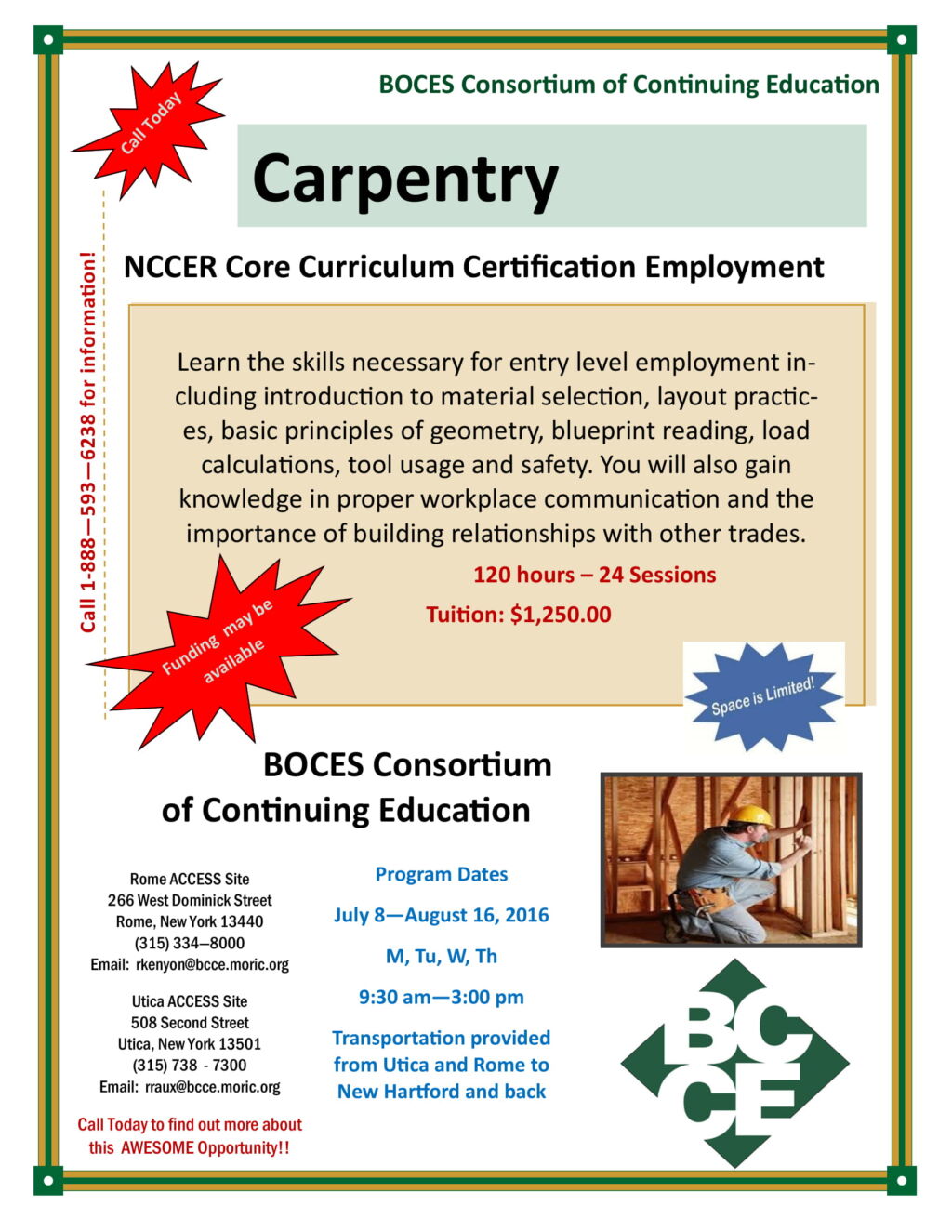 Summer Programs at BOCES Working Solutions