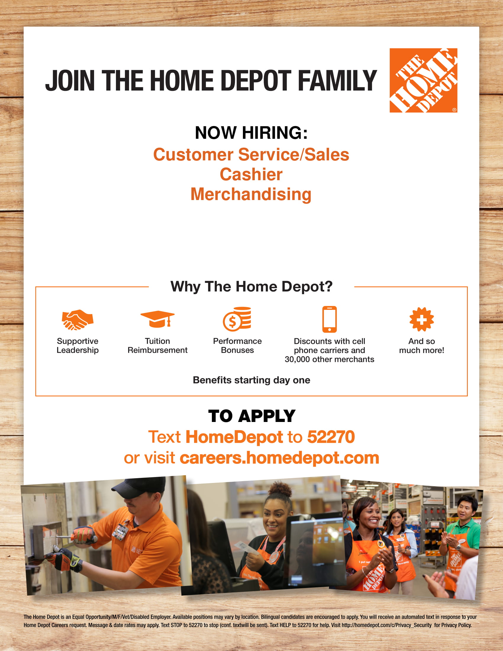 Home Depot Is Hiring Customer Service Sales Cashier And 