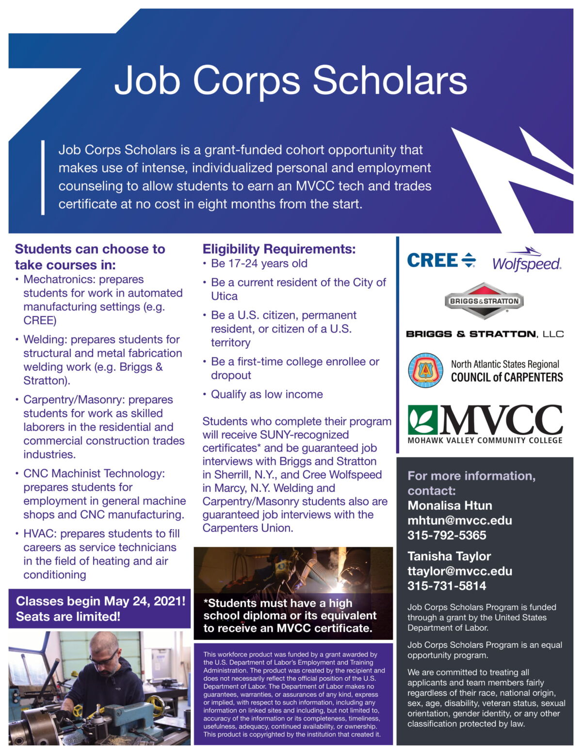 Job Corps Scholars Working Solutions